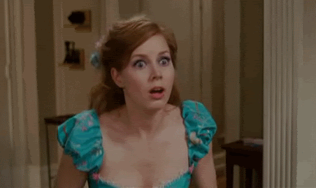 Defbe Excited Amy Adams In Cute Dress Reaction Gif